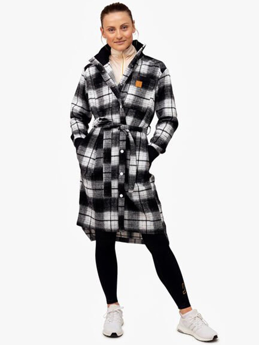 Johaug Lumber Check Shirt Jacket White