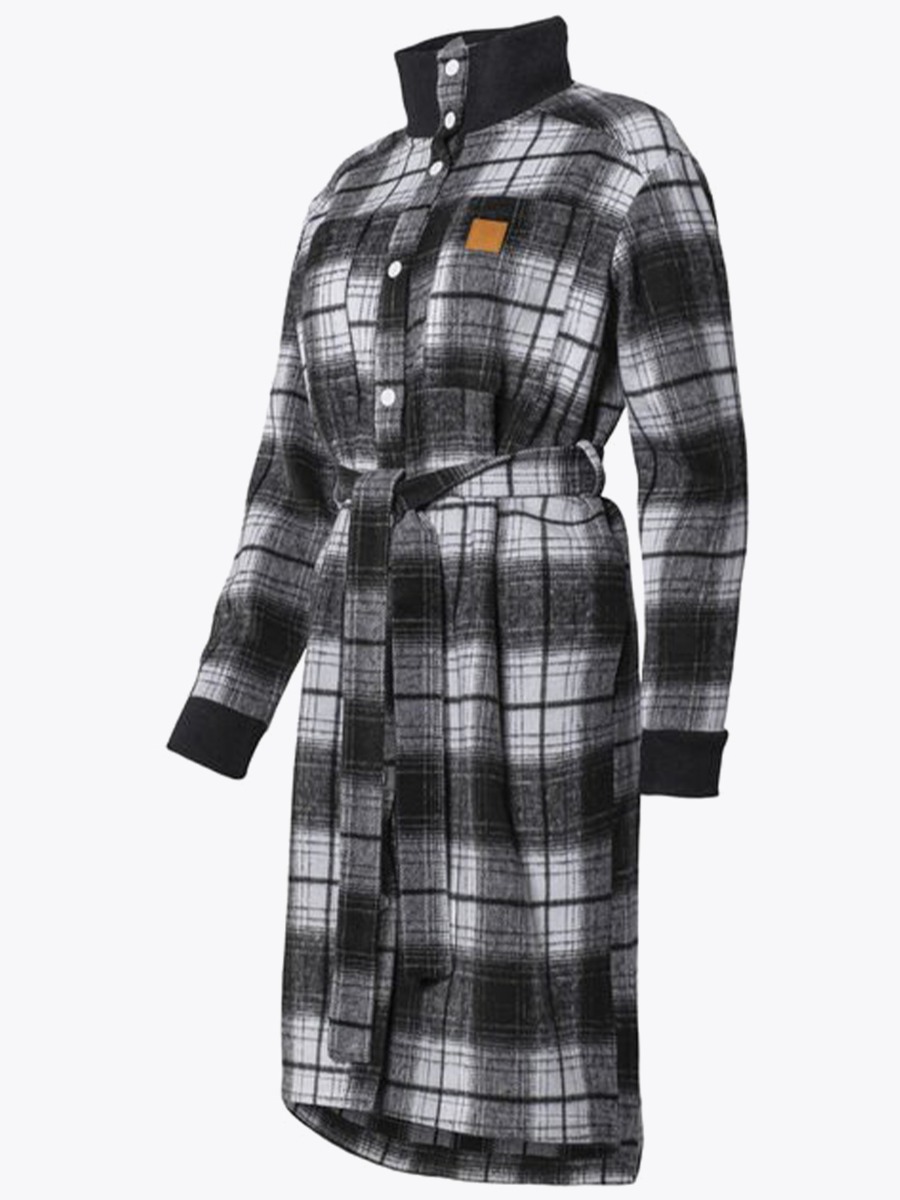 Johaug Lumber Check Shirt Jacket White