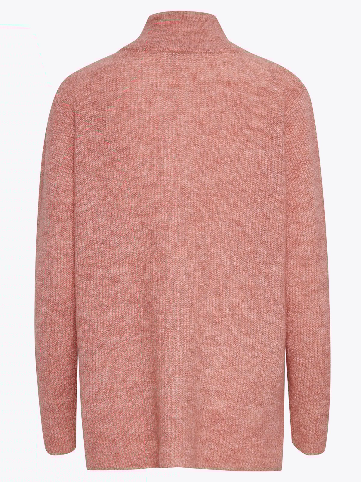 Ichi Jordan Long Sleeve 3 Zip Ash Rose