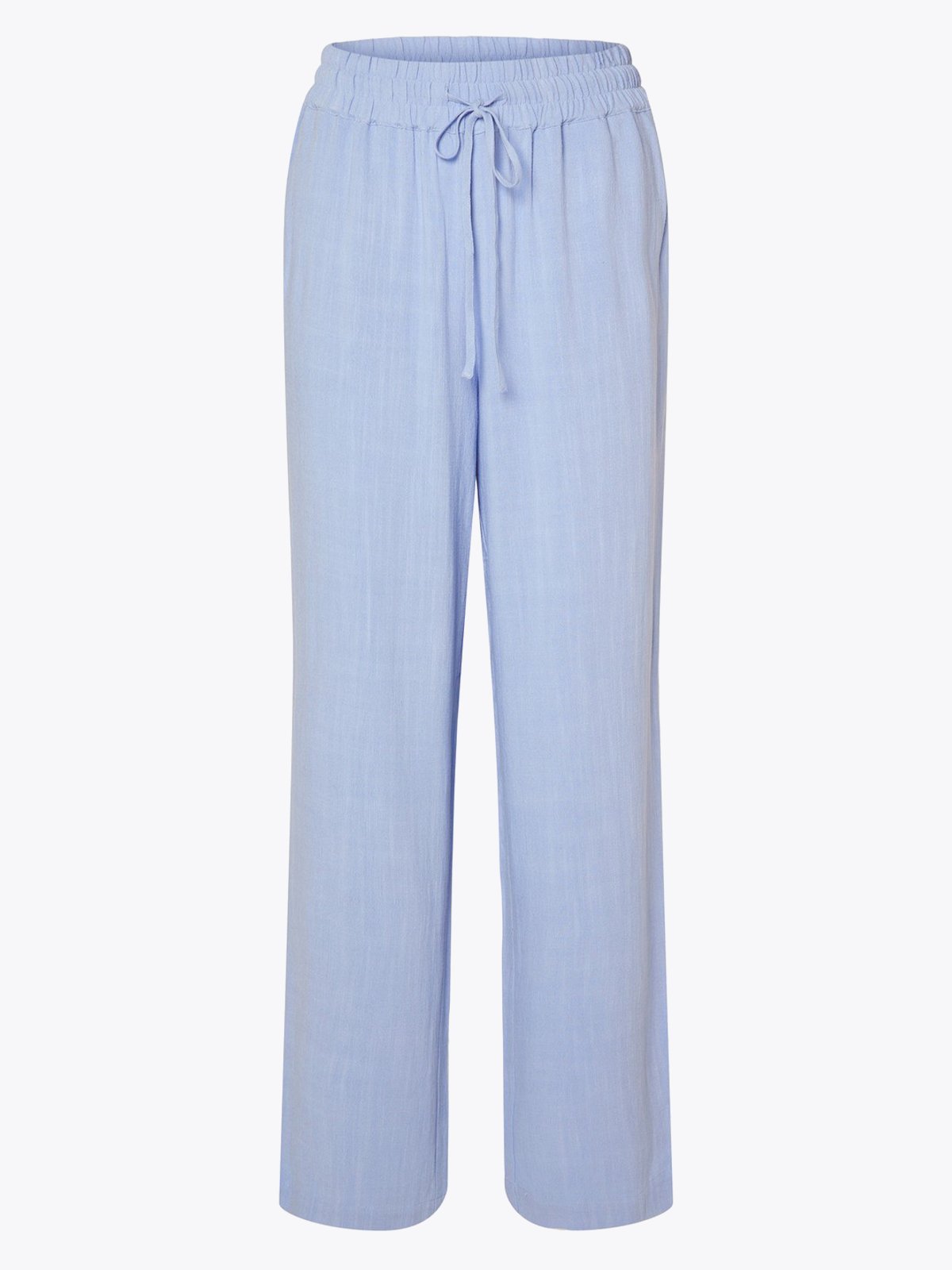Selected Femme Viva Gulia High Waist Long Sun Pant Blue Heron