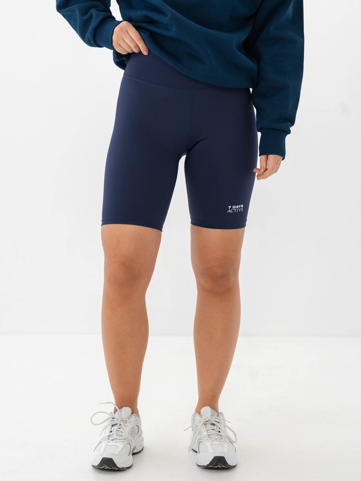7 DAYS Active Signature Bike Shorts Navy