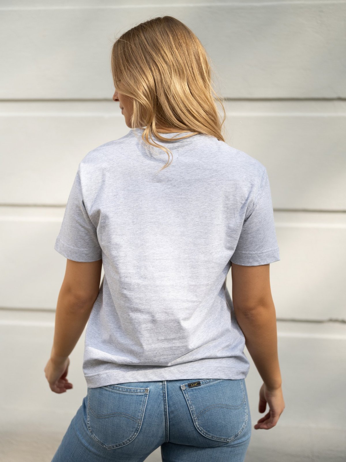 7 DAYS Active Organic Fitted Tee Heather Grey