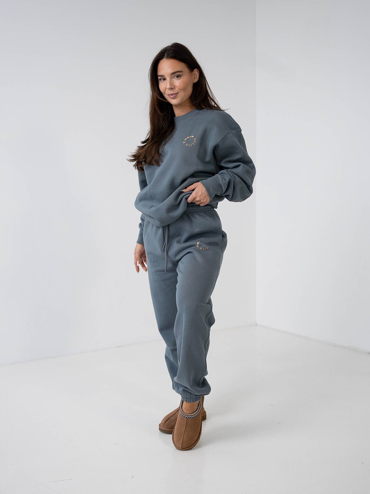 7 DAYS Active Organic Sweat Pants Stormy Weather