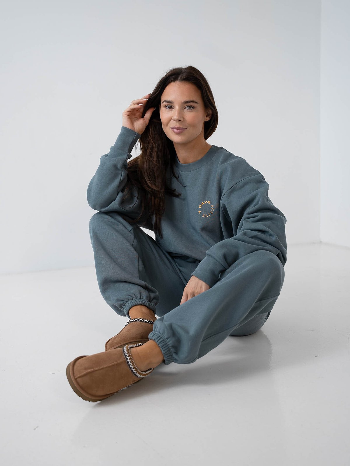 7 DAYS Active Organic Sweat Pants Stormy Weather