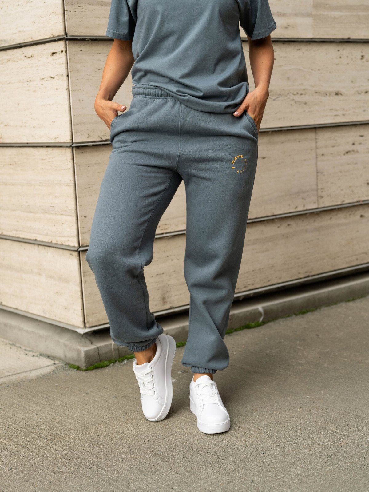 7 DAYS Active Organic Sweat Pants Stormy Weather