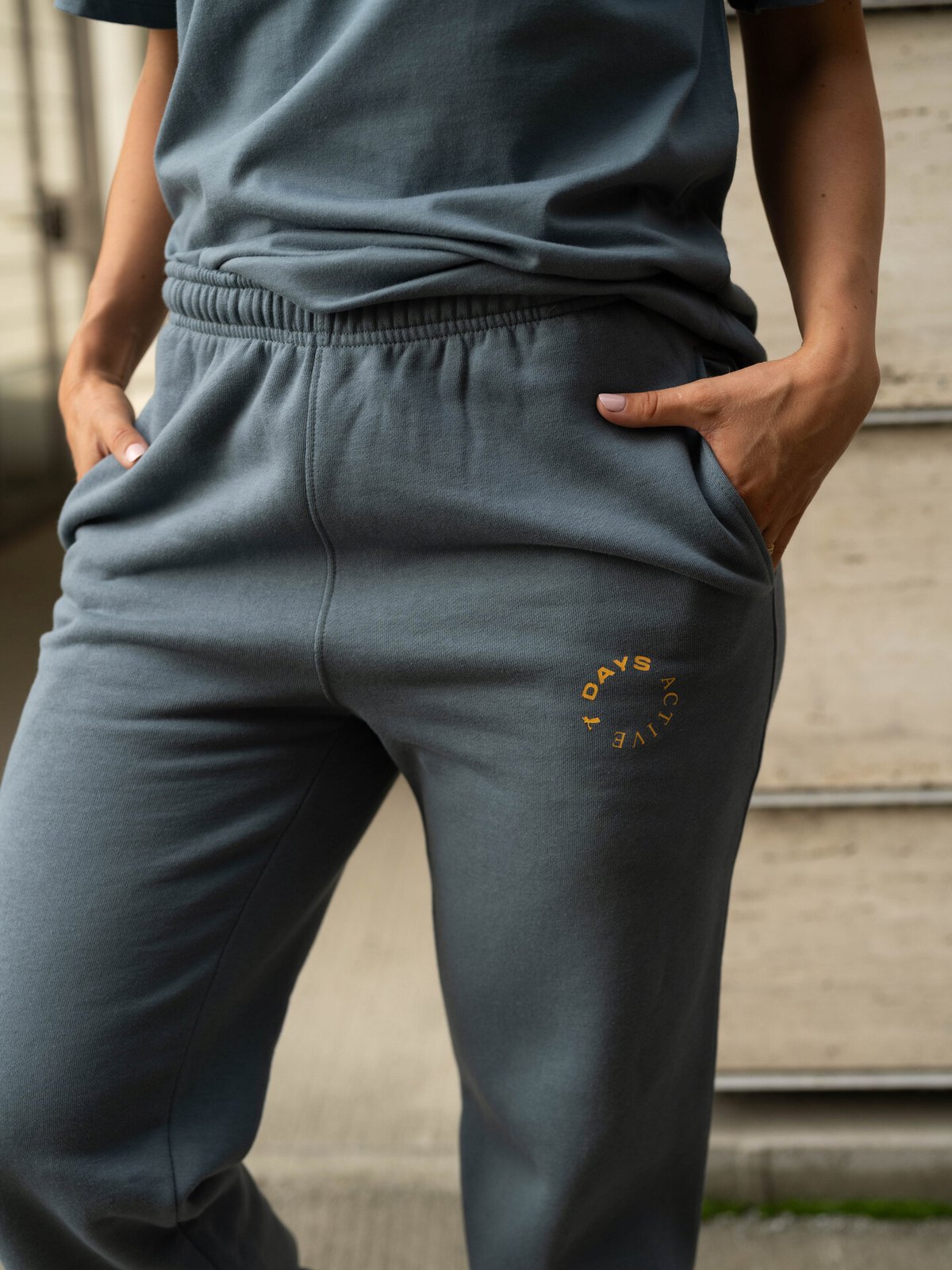 7 DAYS Active Organic Sweat Pants Stormy Weather