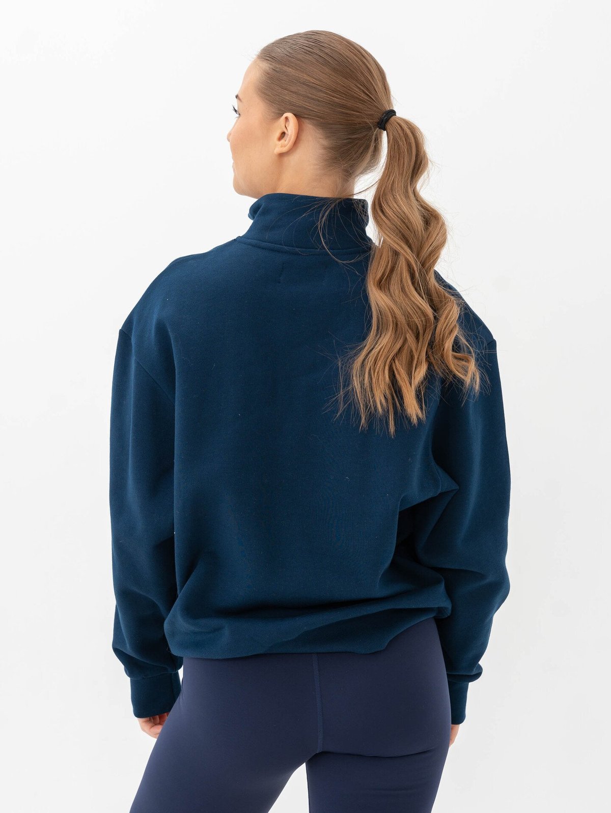 7 DAYS Active Organic Regular Half Zip Pageant Blue