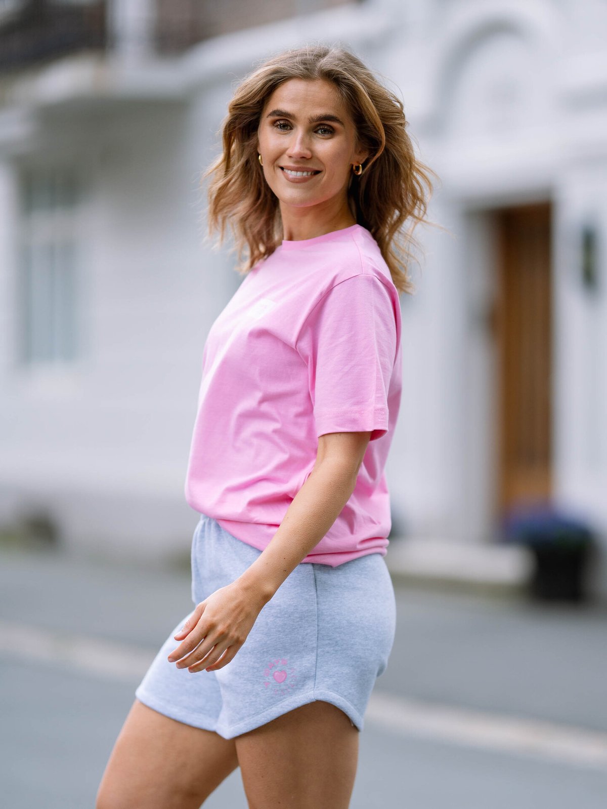 7 DAYS Active Organic Fitted Tee Bonbon