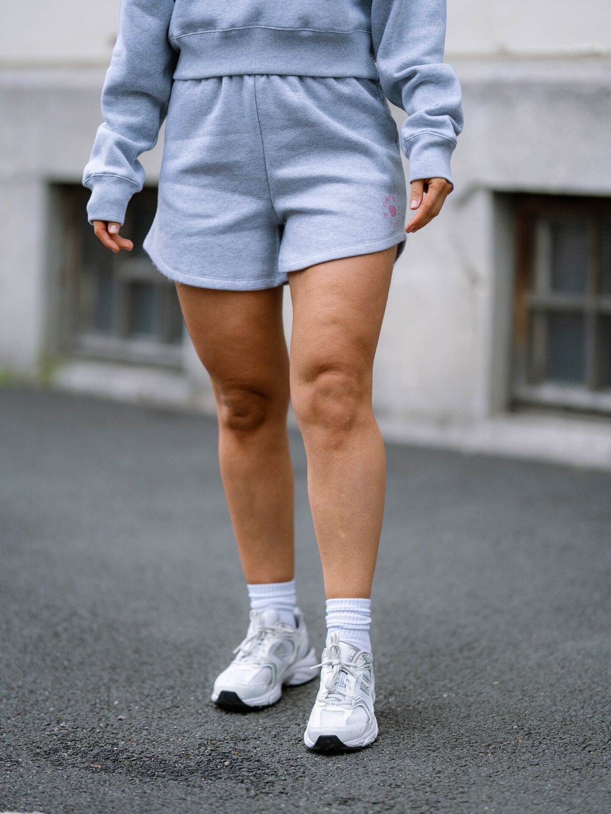 7 DAYS Active Organic Barb Shorts Heather Grey