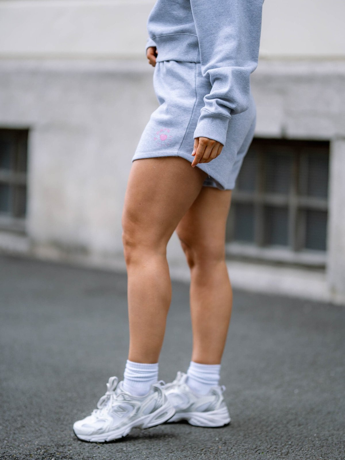 7 DAYS Active Organic Barb Shorts Heather Grey