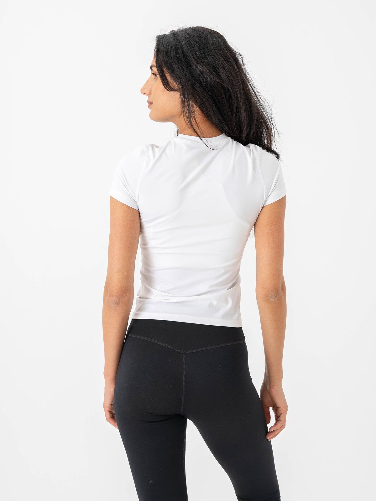 7 DAYS Active Womens Short Sleeve Tee Brilliant White