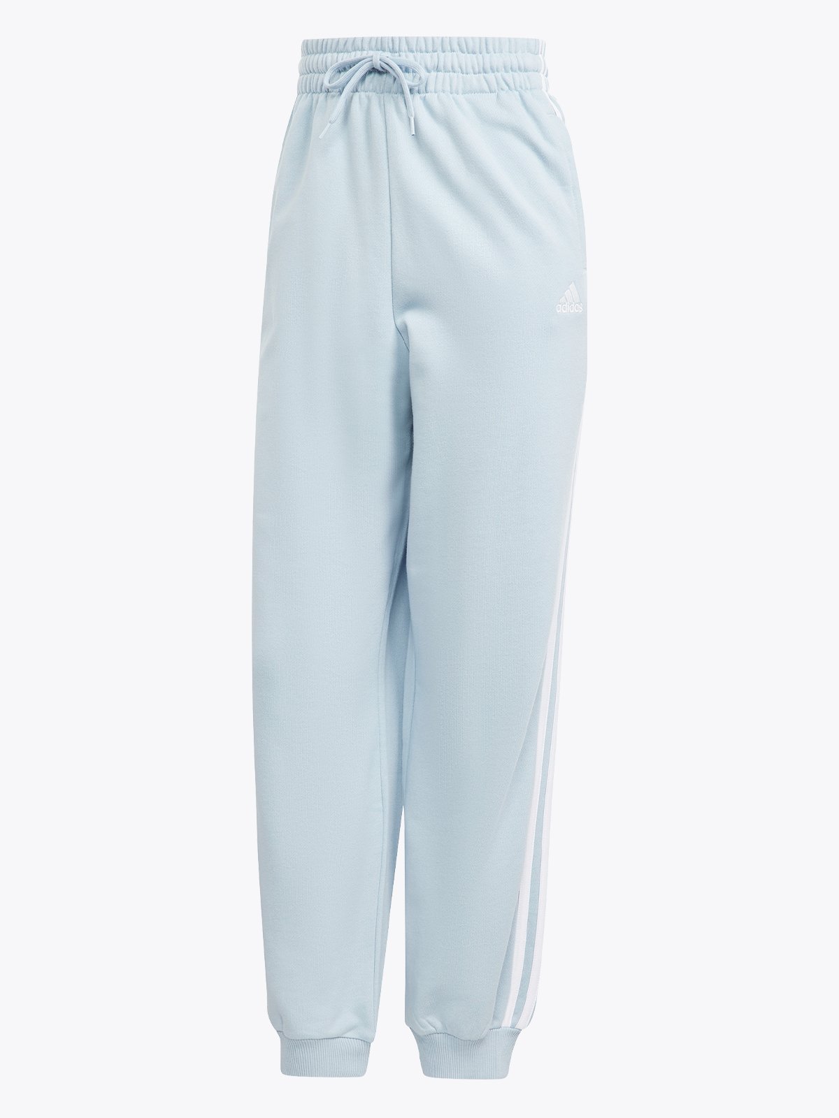 adidas 3-Stripes French Terry Loose Pant Wonder Blue