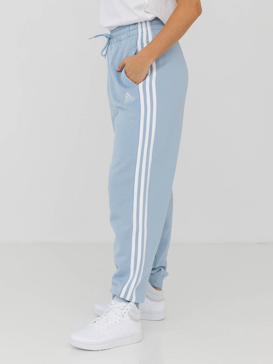 adidas 3-Stripes French Terry Loose Pant Wonder Blue