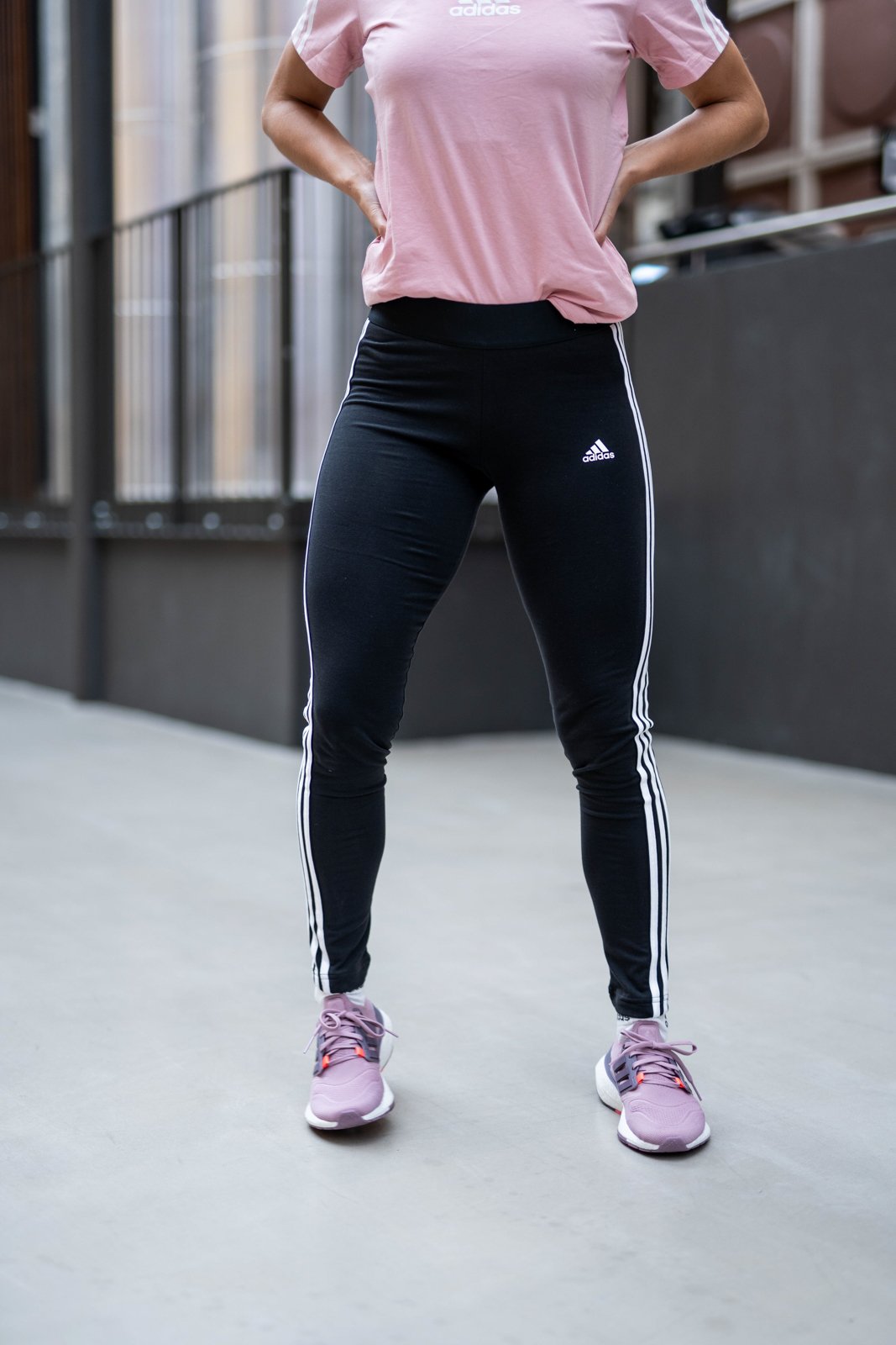adidas 3-Stripes Legging Black / White