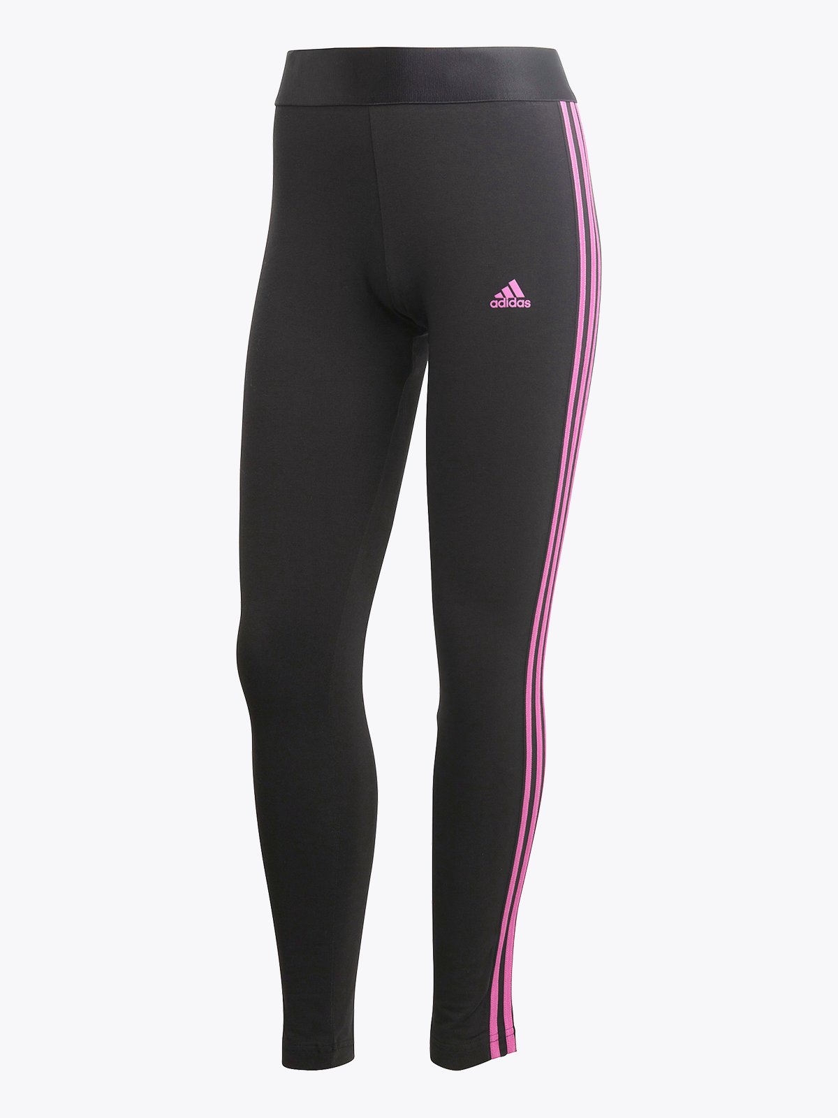 adidas 3-Stripes Legging Black / Semi Pulse Lilac