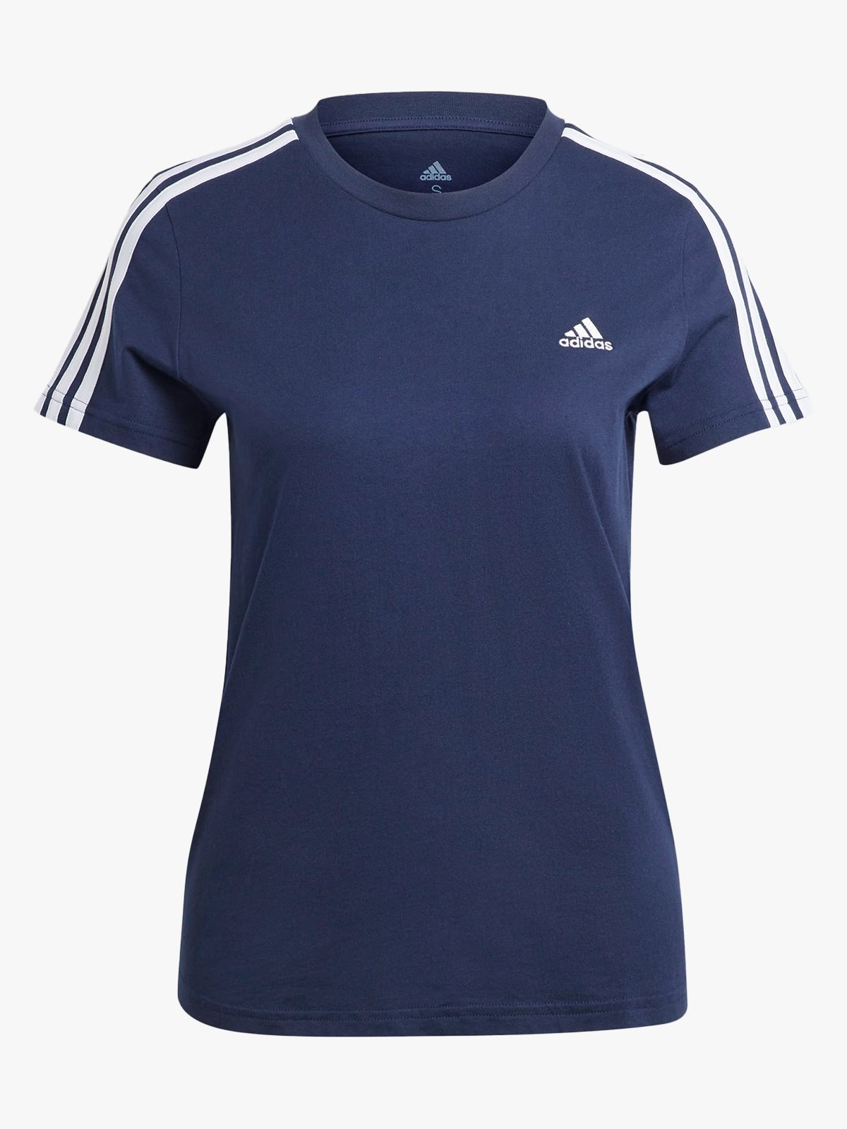 adidas 3-Stripes Cotton Tee Legend Ink / White