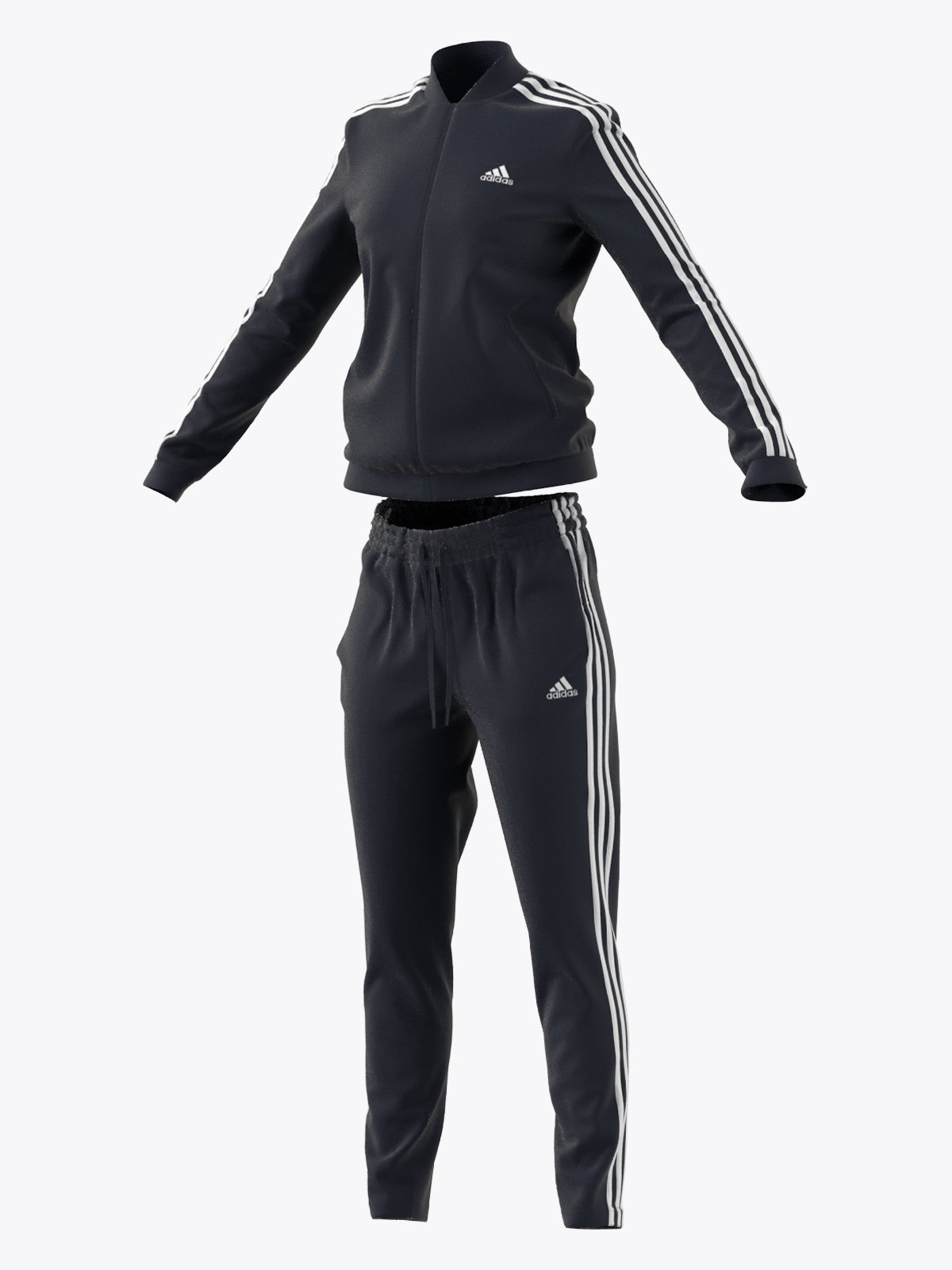adidas 3-Stripes Tracksuit Navy