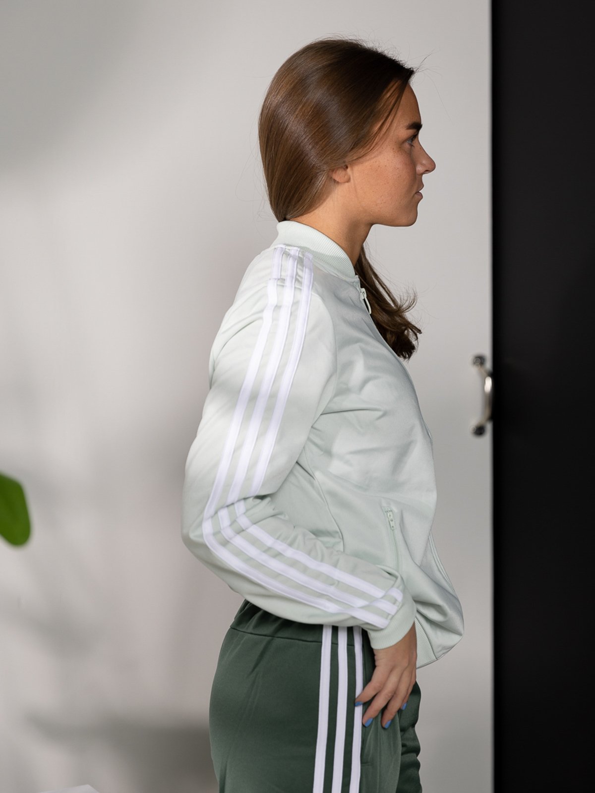 adidas 3-Stripes Tracksuit Green Oxide / Linen Green