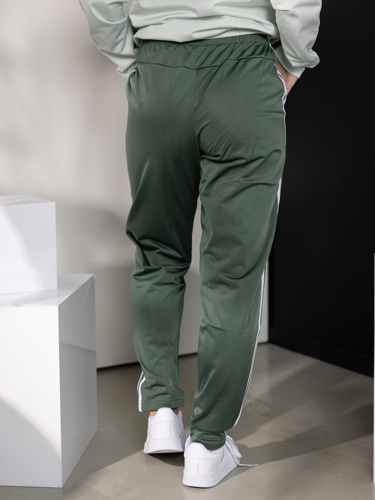 adidas 3-Stripes Tracksuit Green Oxide / Linen Green