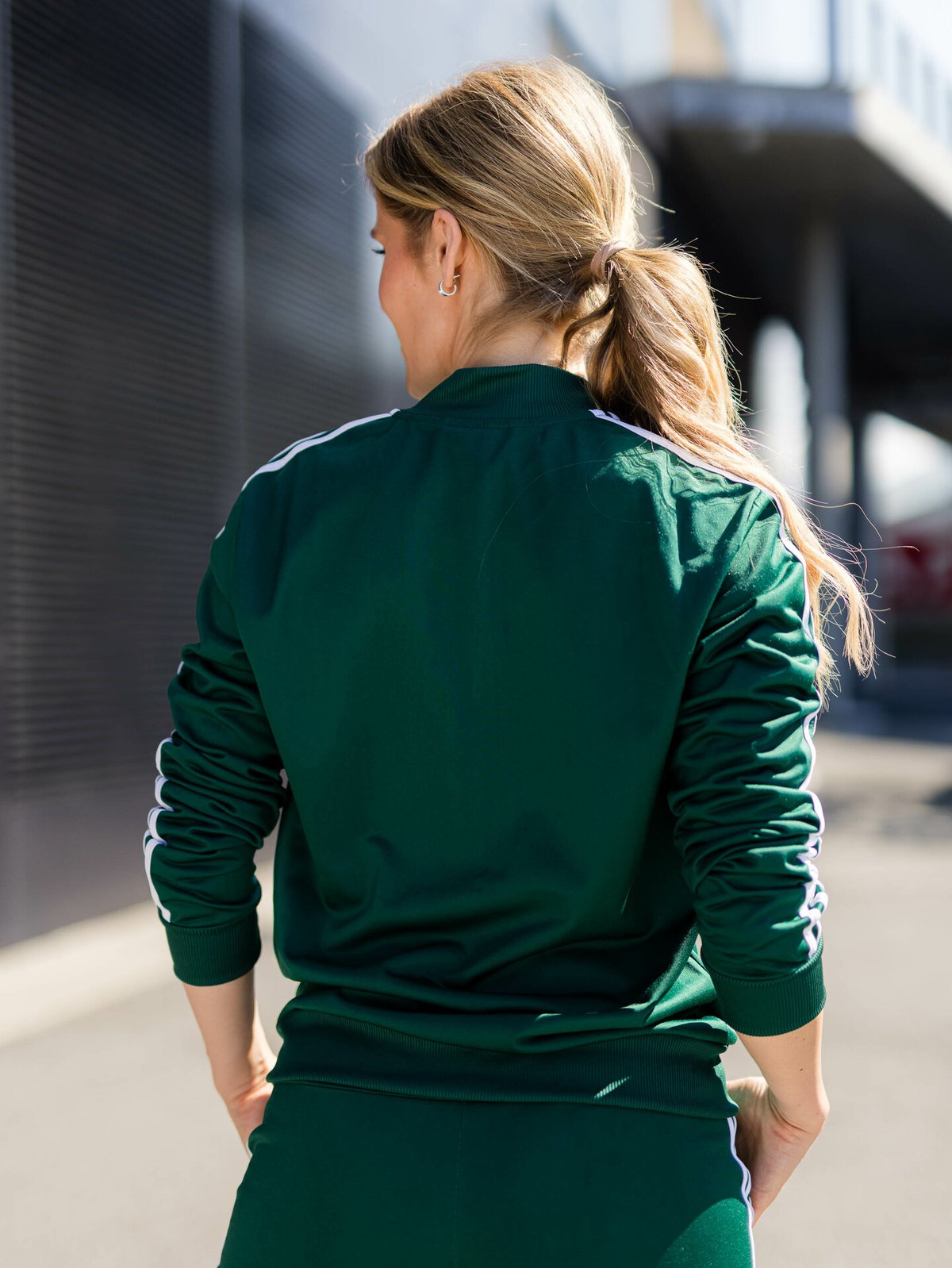 adidas 3-Stripes Tracksuit Grønn
