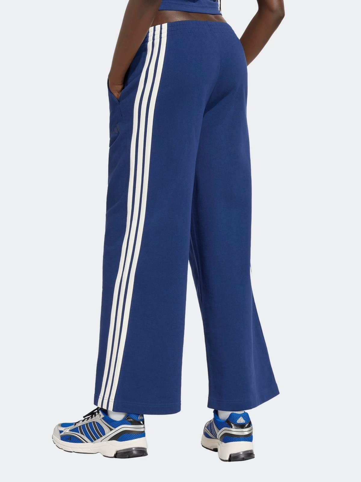 adidas Kit 3-Stripes Wide Pants Blue