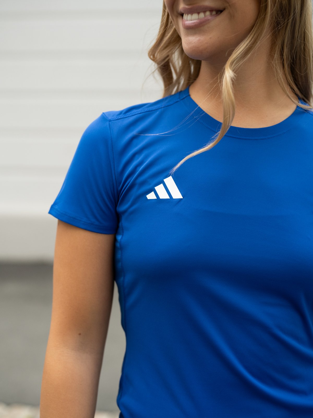 adidas Adizero Essential Tee Blå