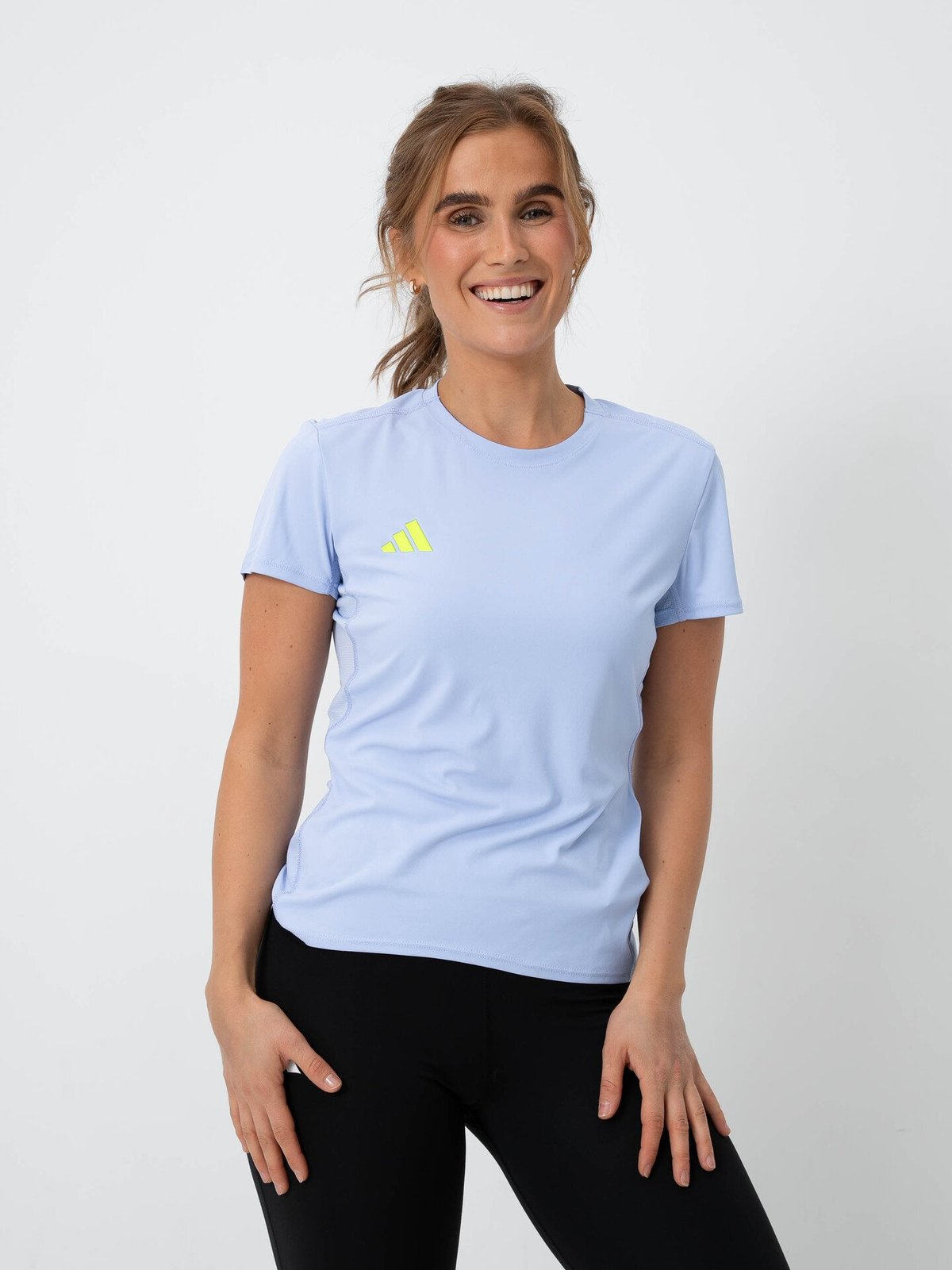 adidas Adizero Essential Tee Blue Spark