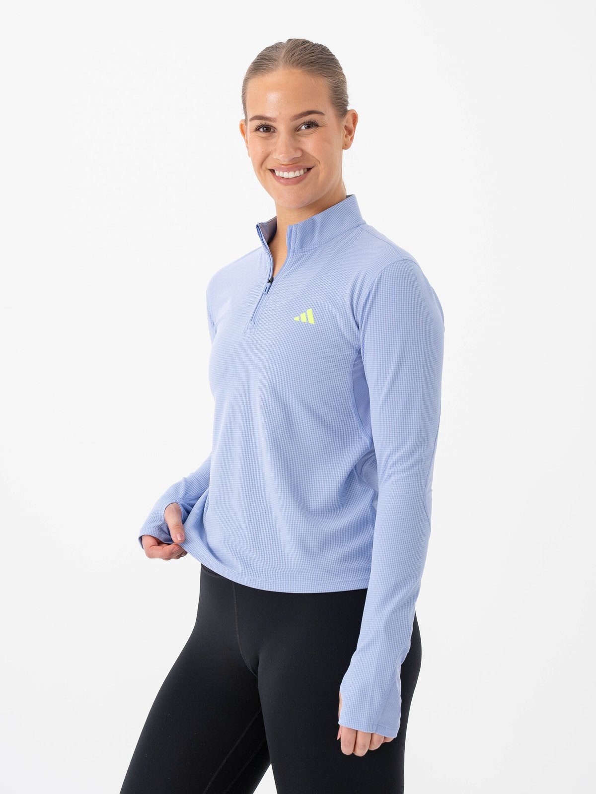 adidas Adizero 1/4 Zip Bluspa