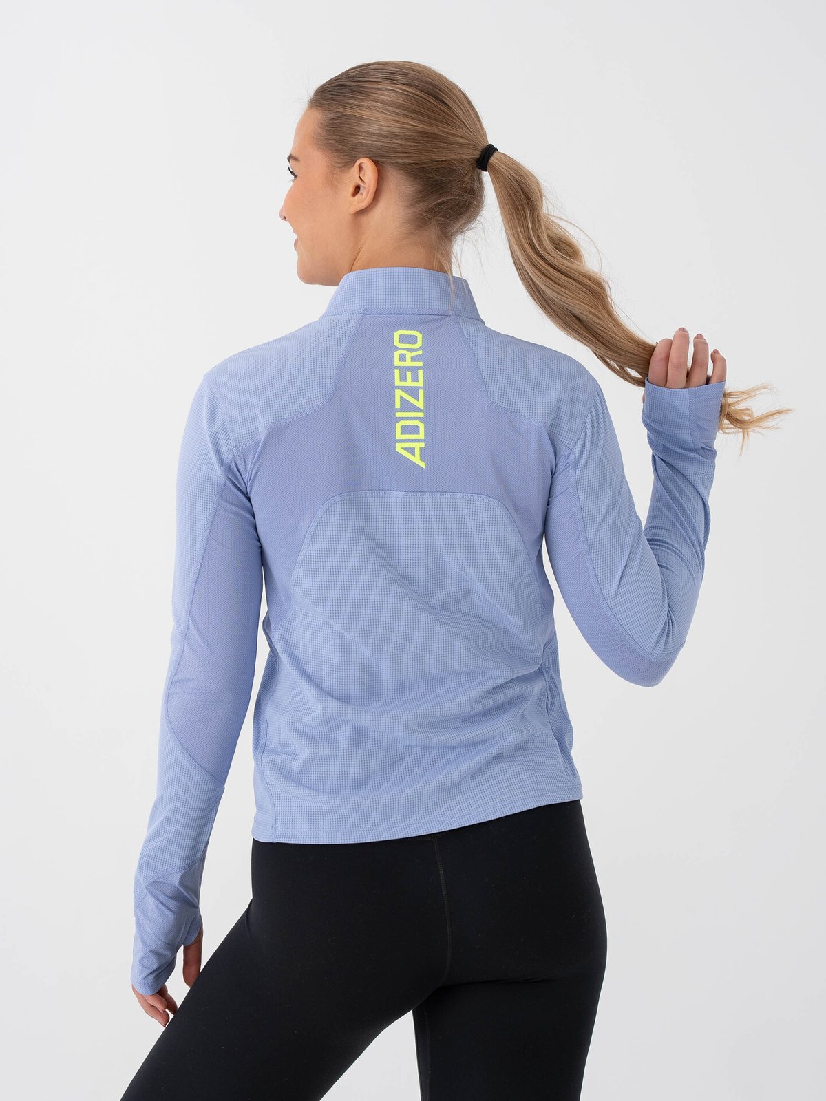 adidas Adizero 1/4 Zip Bluspa