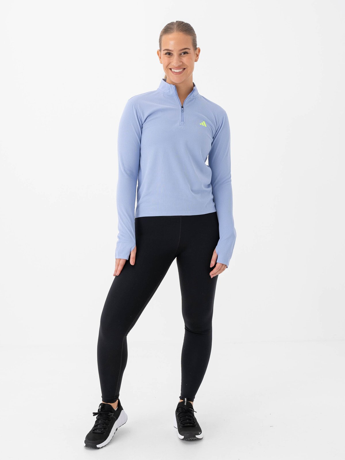 adidas Adizero 1/4 Zip Bluspa