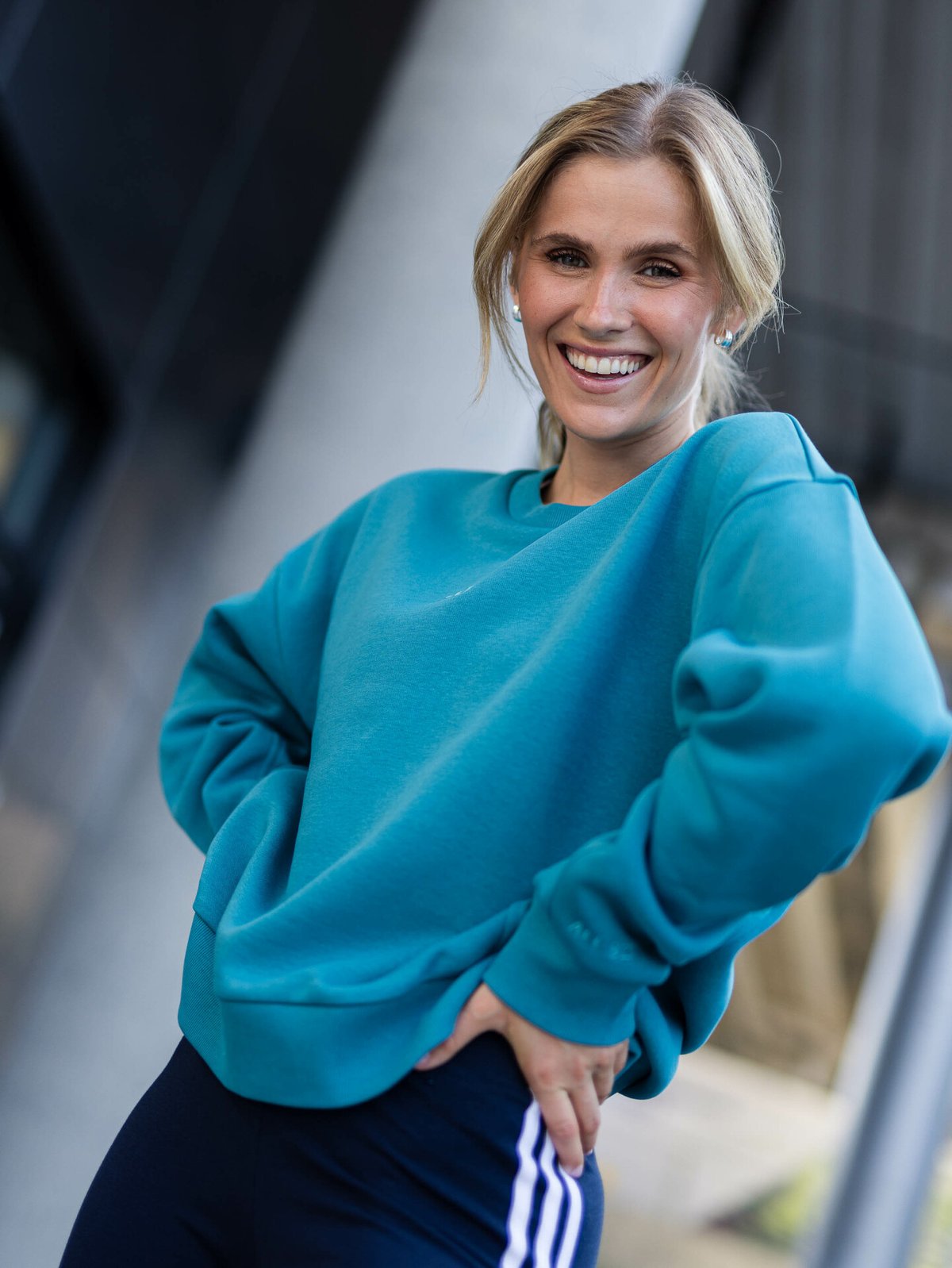 adidas All SZN Sweater Blå