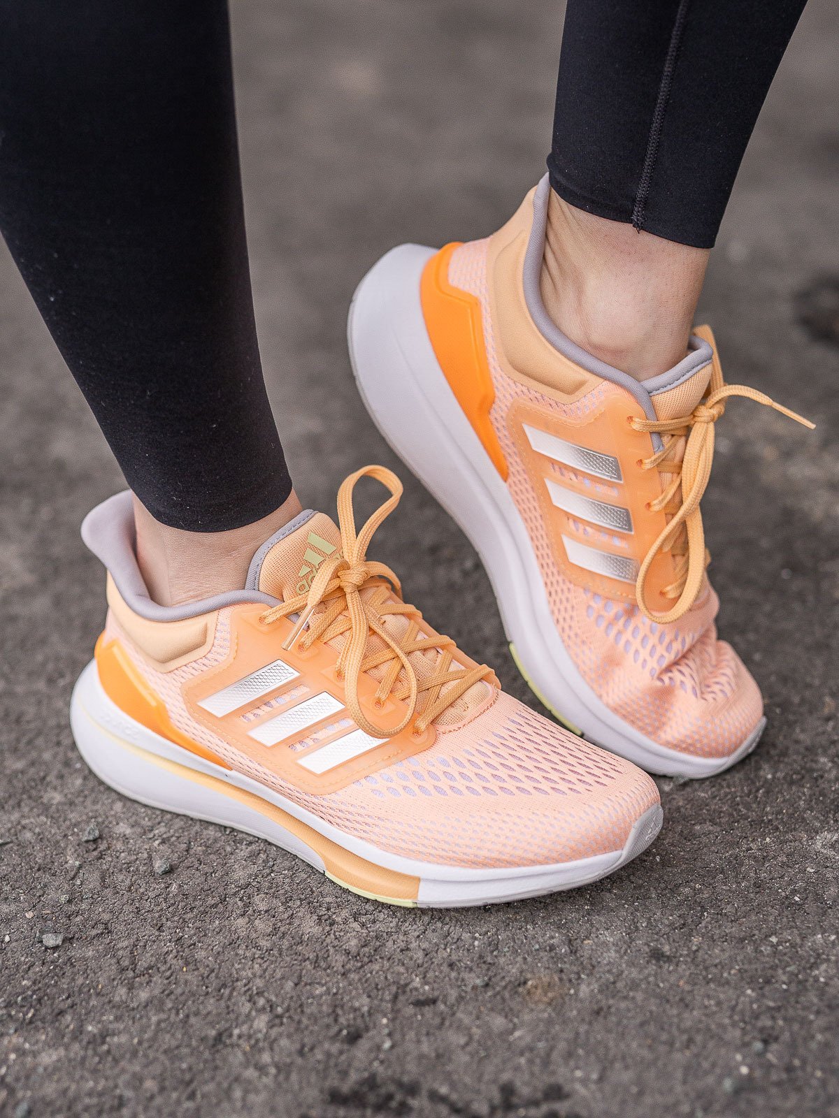 adidas EQ21 Run Pulse Amber-Matte Silver-Flash Orange