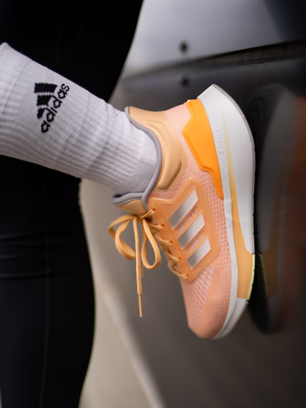 adidas EQ21 Run Pulse Amber-Matte Silver-Flash Orange