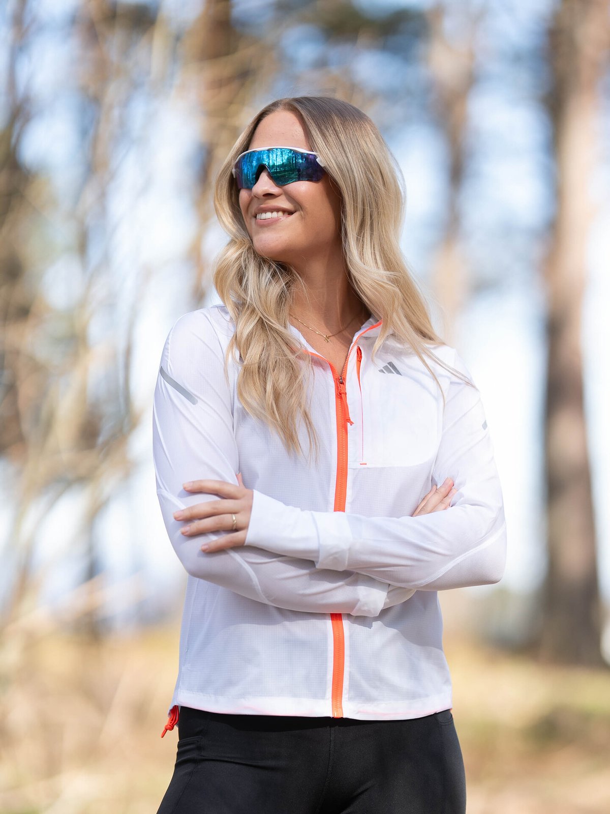 adidas Fast Running Jacket White