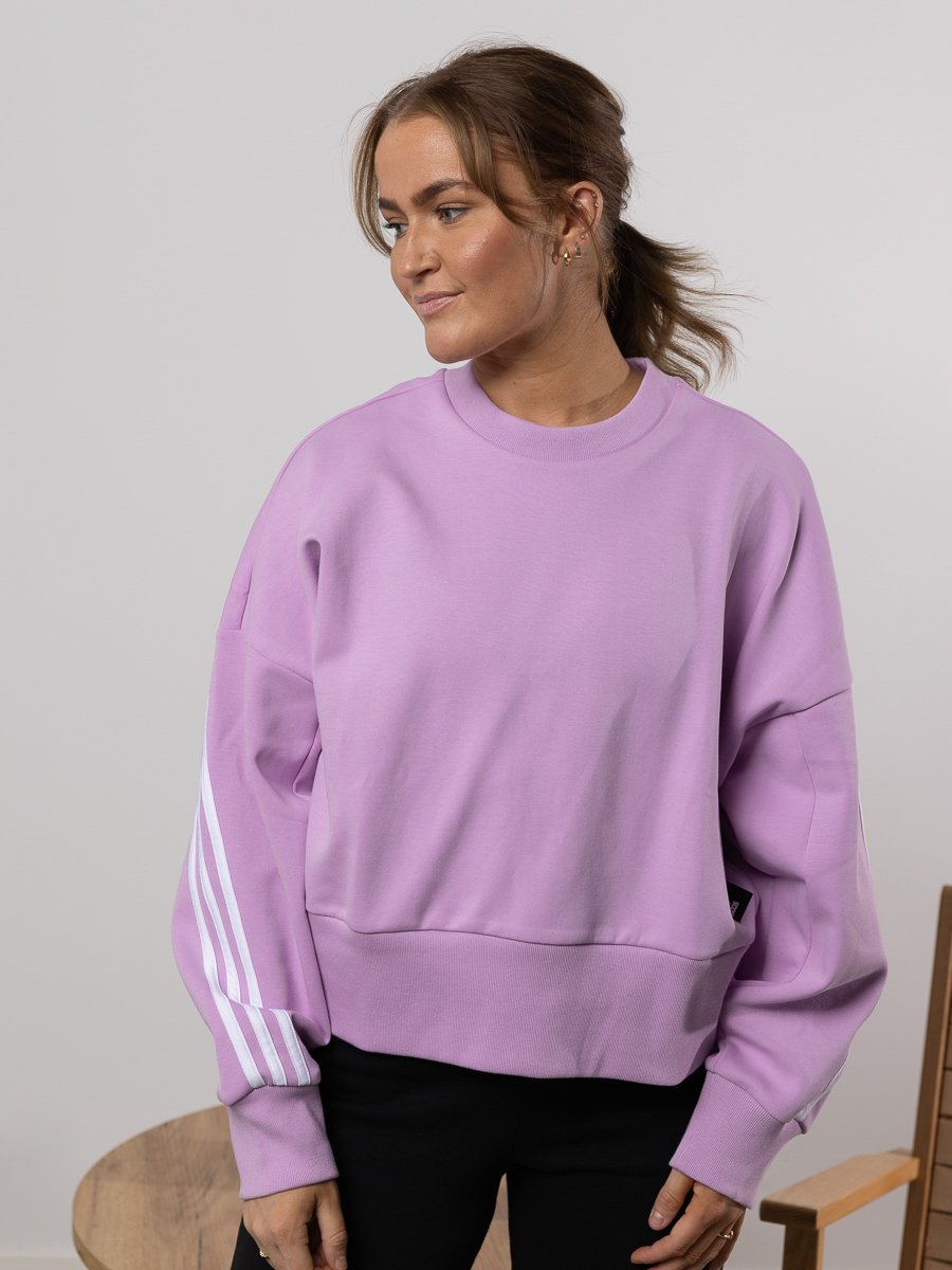 adidas Future Icons 3-Stripes Crew Purple