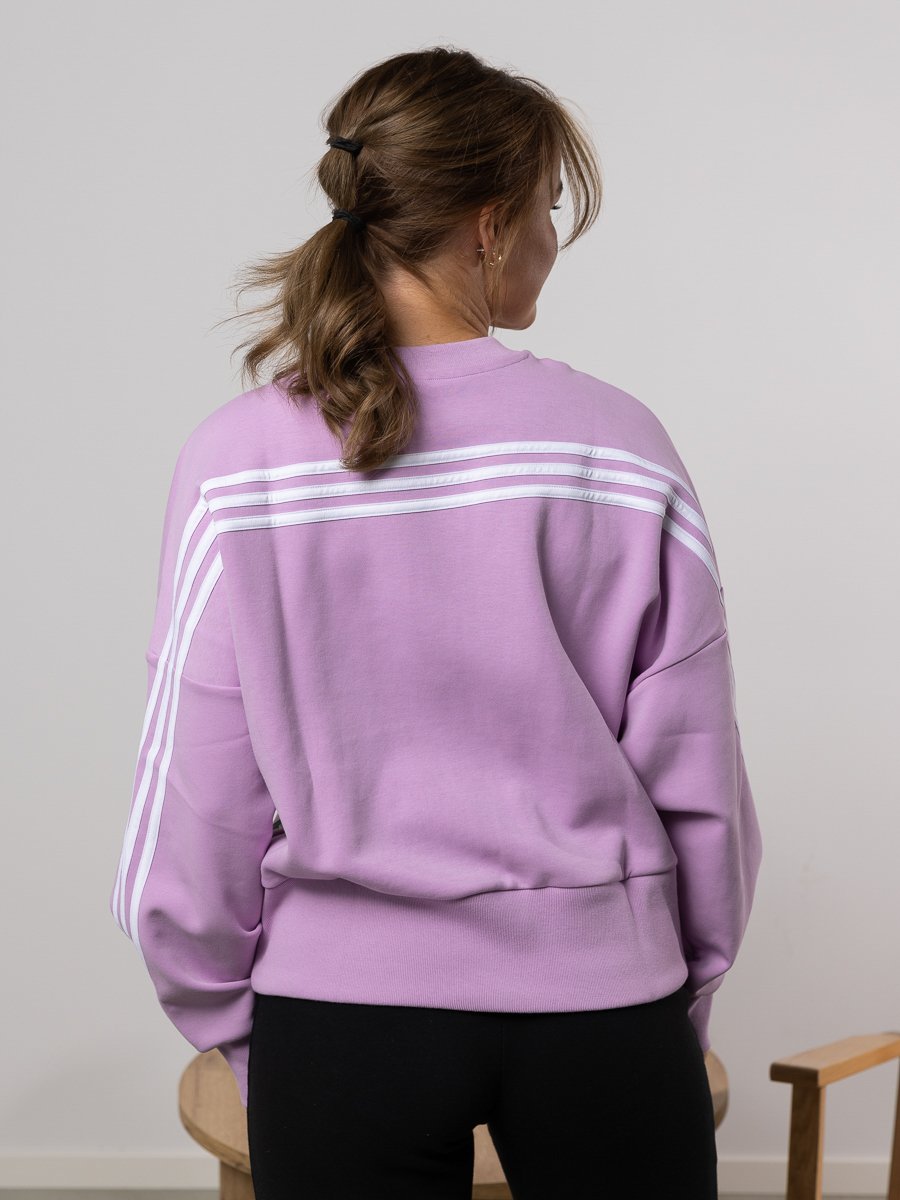 adidas Future Icons 3-Stripes Crew Purple