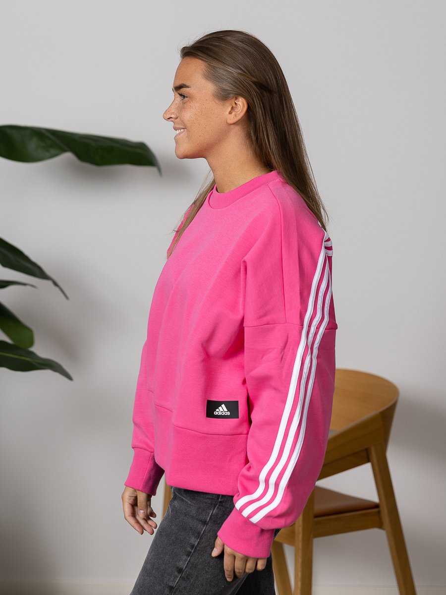 adidas Future Icons 3-Stripes Crew Pulse Magenta