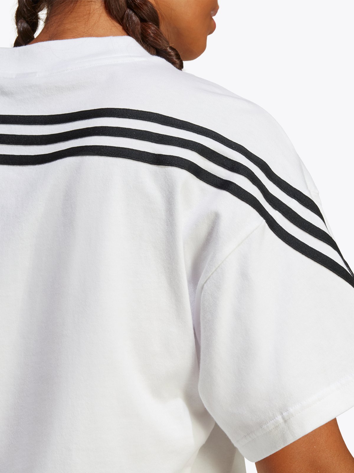 adidas Future Icons 3-Stripes Tee Hvit