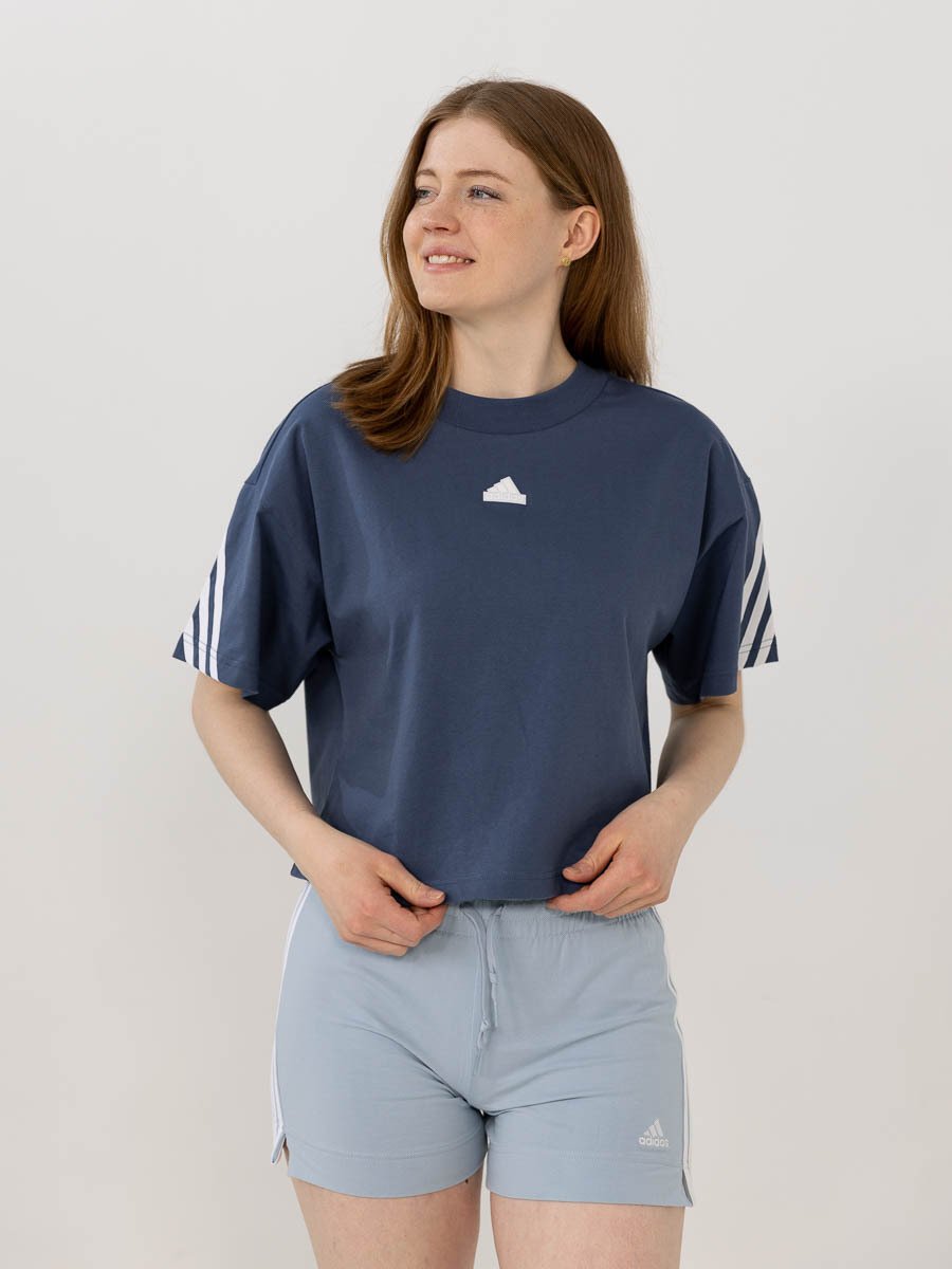 adidas Future Icons 3-Stripes Tee Blå