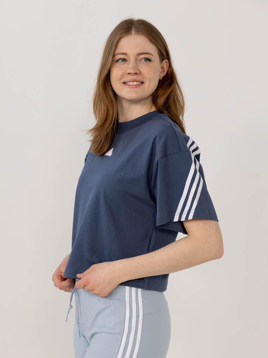 adidas Future Icons 3-Stripes Tee Blå