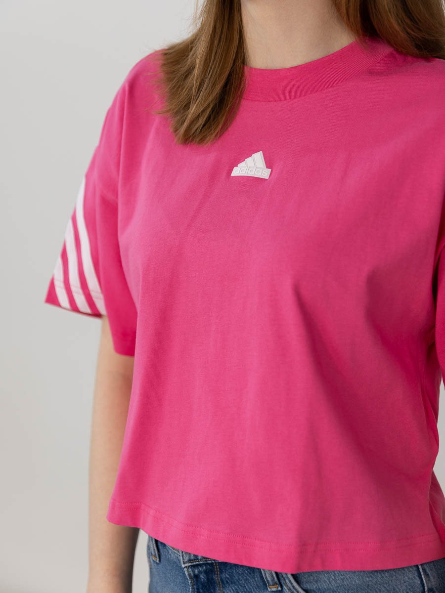 adidas Future Icons 3-Stripes Tee Rosa