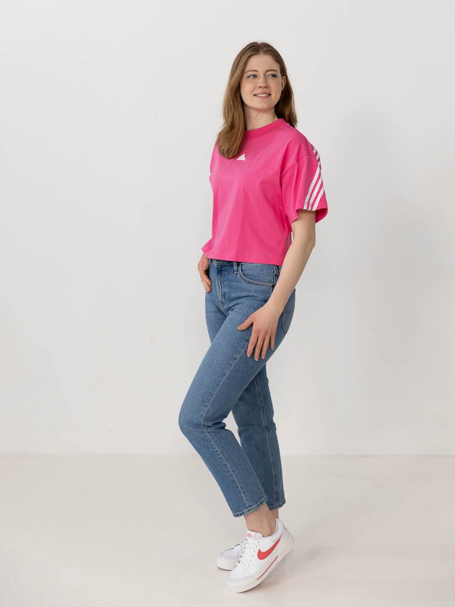 adidas Future Icons 3-Stripes Tee Rosa