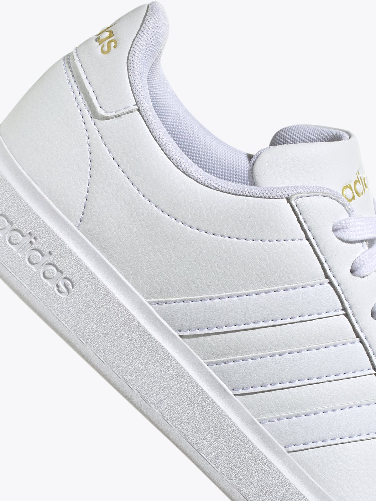 adidas Grand Court 2.0 Cloud White / Cloud White / Gold Metallic
