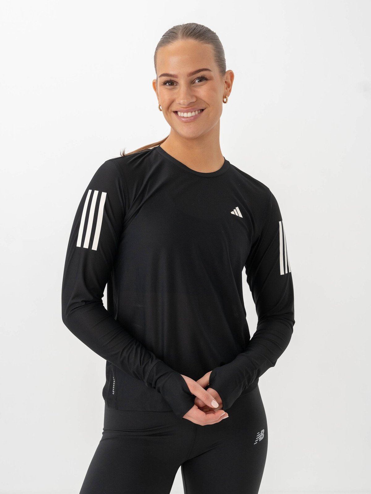 adidas Own The Run Long Sleeve Black