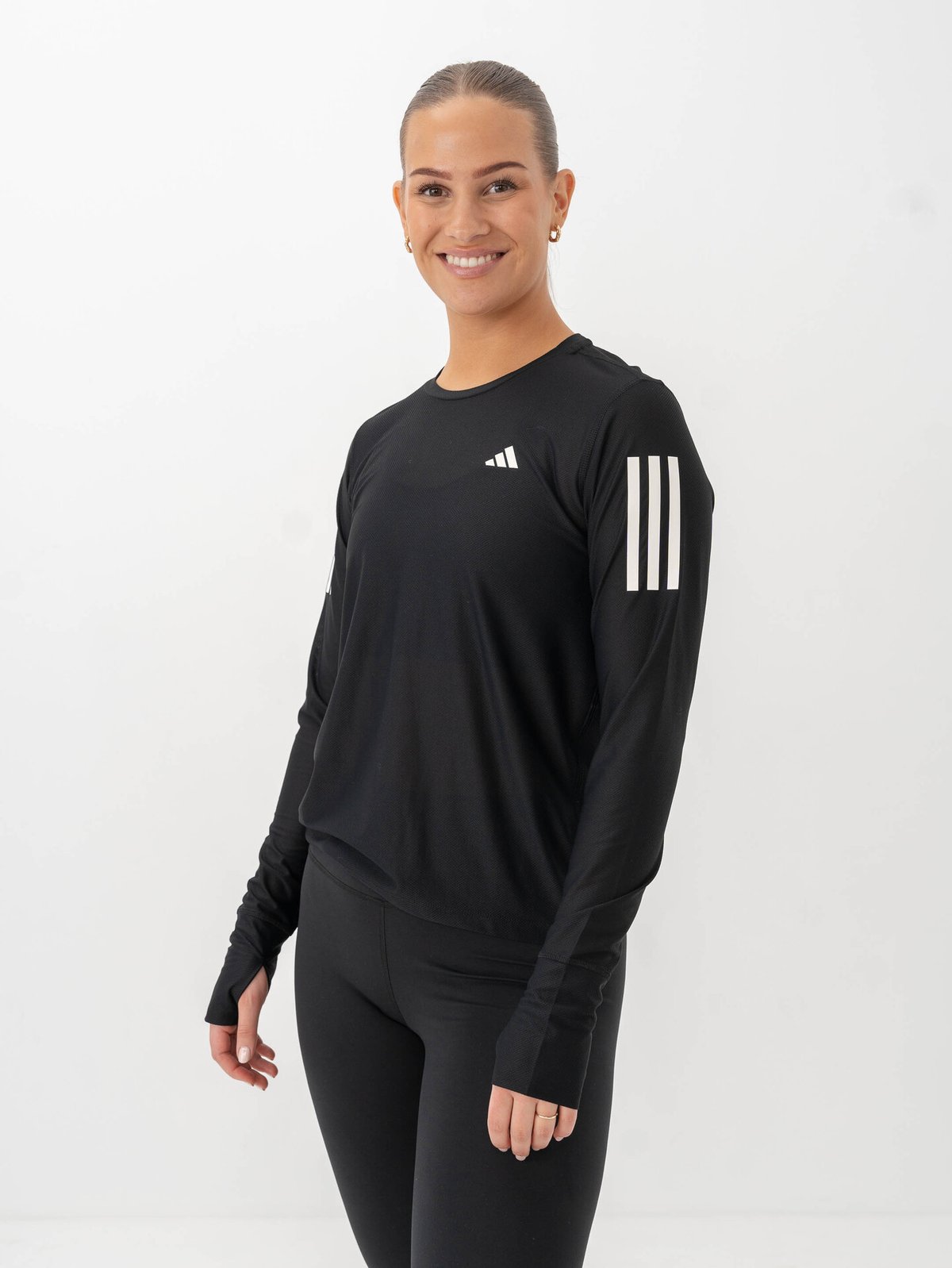 adidas Own The Run Long Sleeve Black