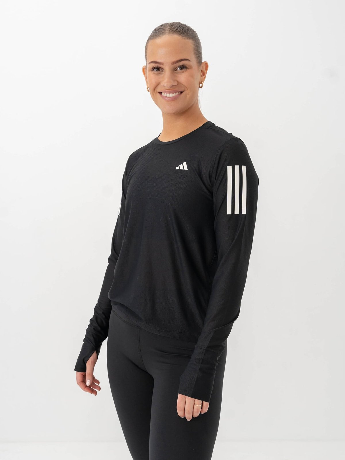 adidas Own The Run Long Sleeve Black
