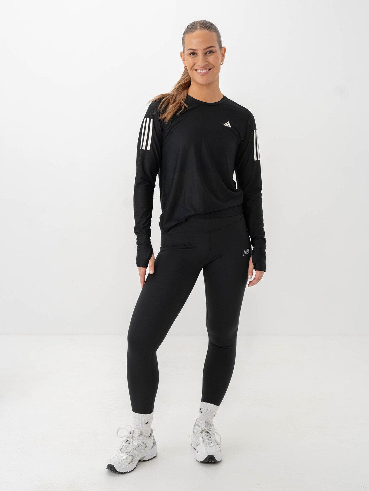 adidas Own The Run Long Sleeve Black