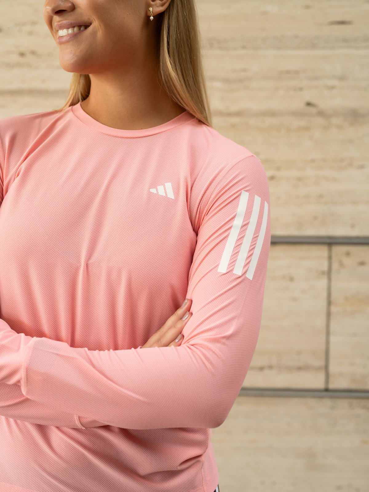adidas Own The Run Long Sleeve Rosa