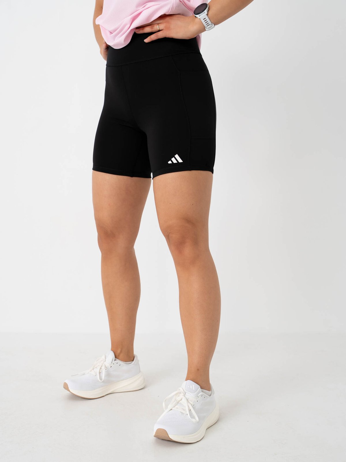 adidas Own The Run Bike Shorts 6" Black