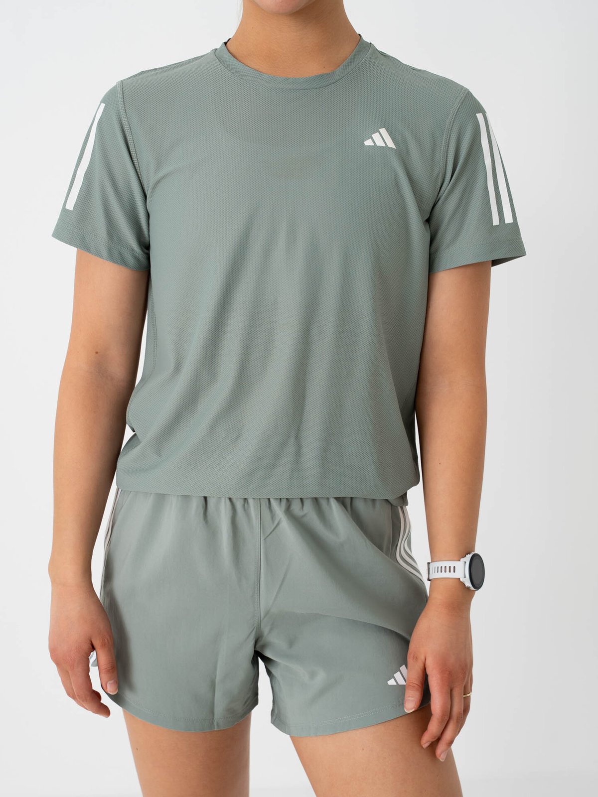 adidas Own The Run Bar Tee Grønn